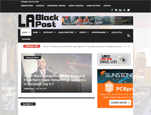 Tablet Screenshot of lablackpost.com
